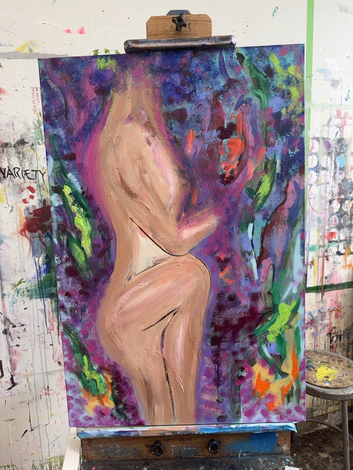 Nothing to Wear, original painting by Farrah Scott